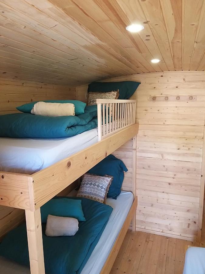 Roulottes Du Chalet Des Pins Rougeou Dış mekan fotoğraf