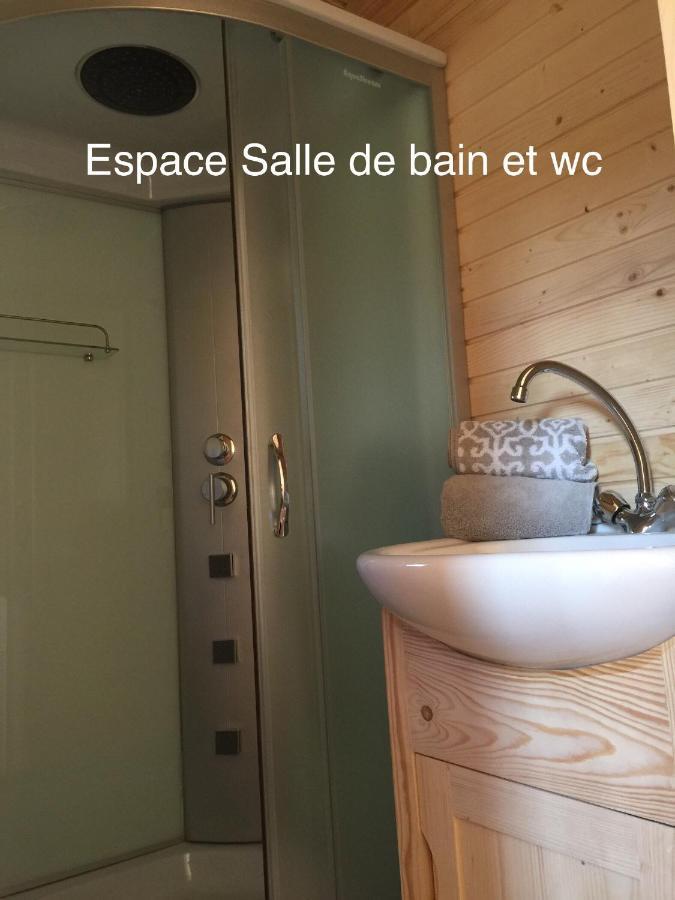 Roulottes Du Chalet Des Pins Rougeou Dış mekan fotoğraf