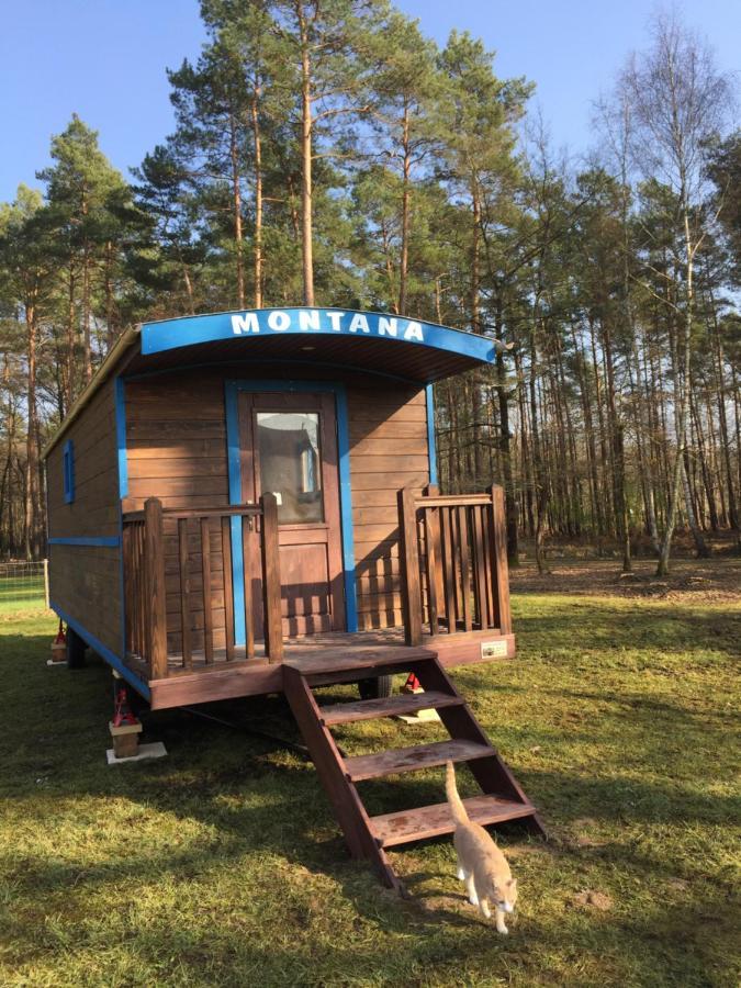 Roulottes Du Chalet Des Pins Rougeou Dış mekan fotoğraf