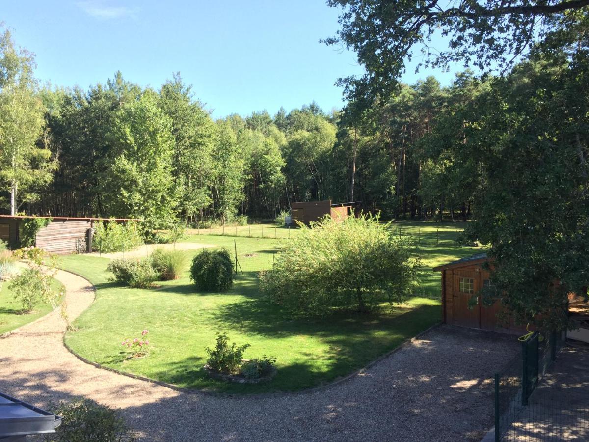 Roulottes Du Chalet Des Pins Rougeou Dış mekan fotoğraf