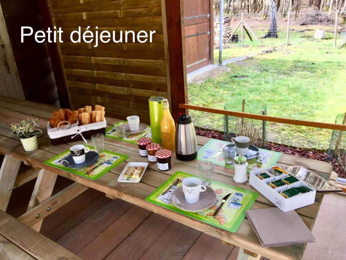 Roulottes Du Chalet Des Pins Rougeou Dış mekan fotoğraf