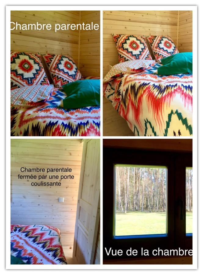 Roulottes Du Chalet Des Pins Rougeou Dış mekan fotoğraf