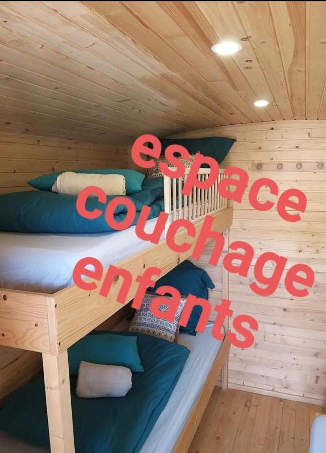 Roulottes Du Chalet Des Pins Rougeou Dış mekan fotoğraf